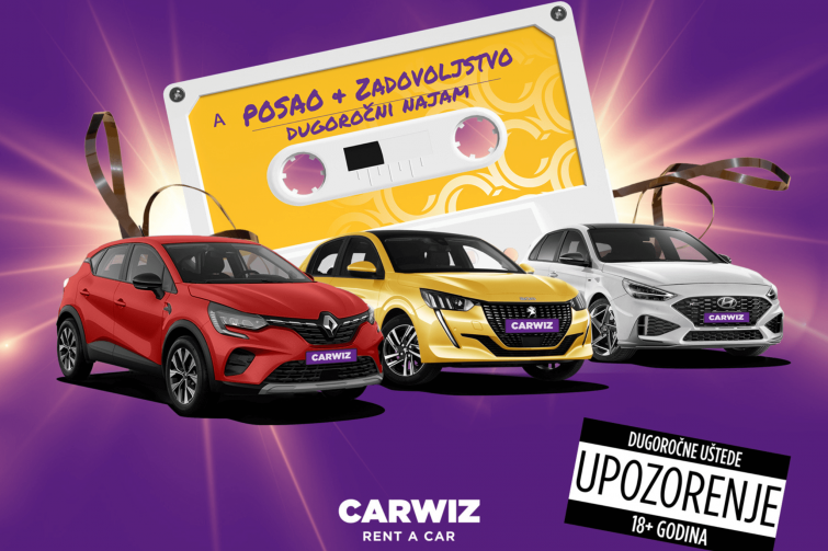 Top 5 automobila za dugoročni najam u Hrvatskoj